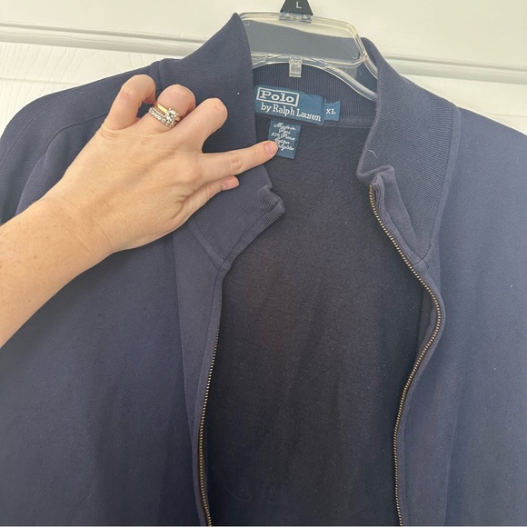 Polo by Ralph Lauren Navy Zip Up Jacket - Picture 2 of 2